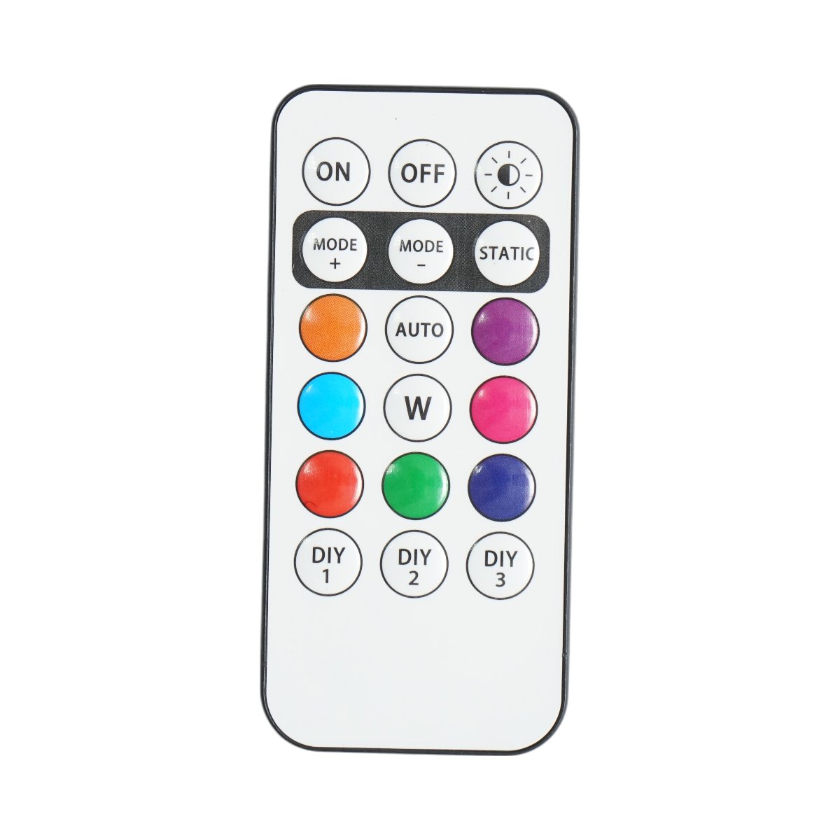 Set 10 lampi LED RGB stroboscopice cu telecomanda, 10 moduri, 8 culori, baterie litiu 110mAh reincarcabila USB-C IP65